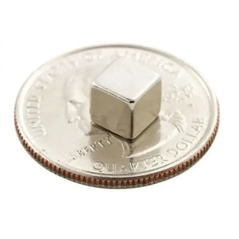 0.25-Inch Neodymium Magnet Cube – Rare-Earth Permanent Magnet Block
