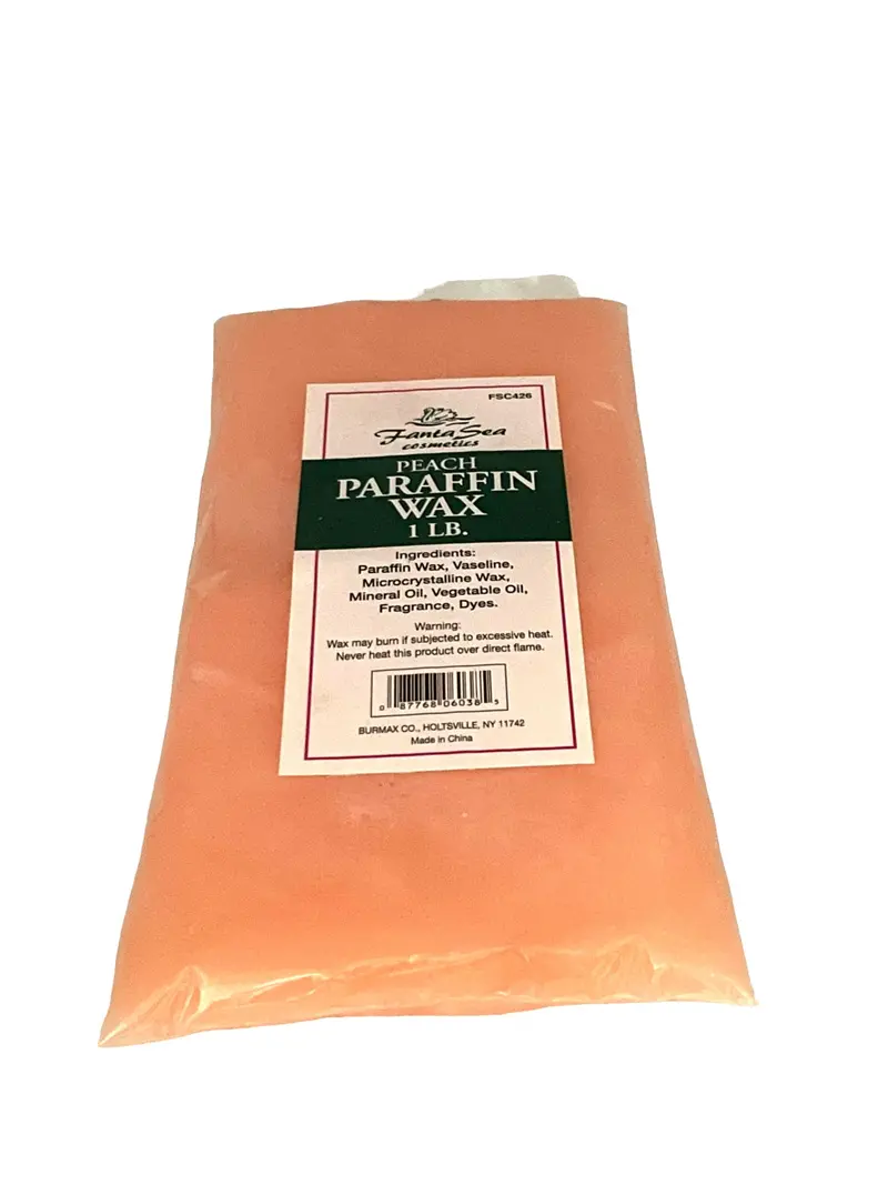 1 lb Paraffin Wax – Fragranced Peach or Lavender for Spa Treatments