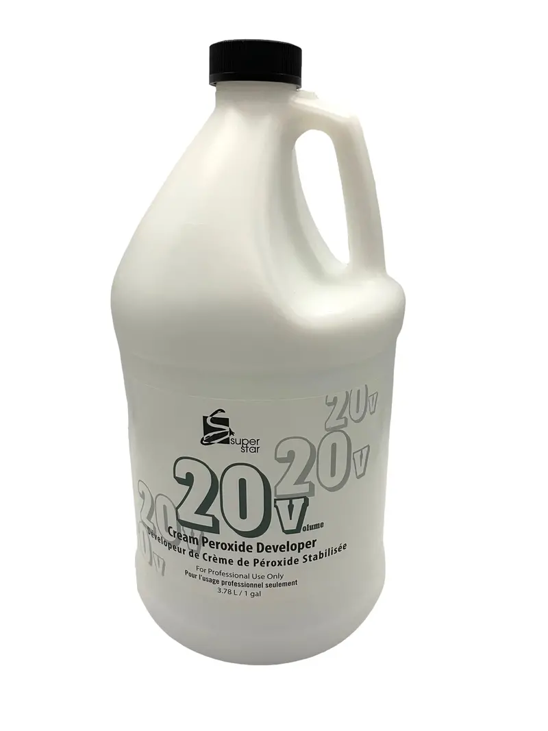 20 Volume Cream Peroxide Developer – Super Star 1 Gallon Balanced Lift