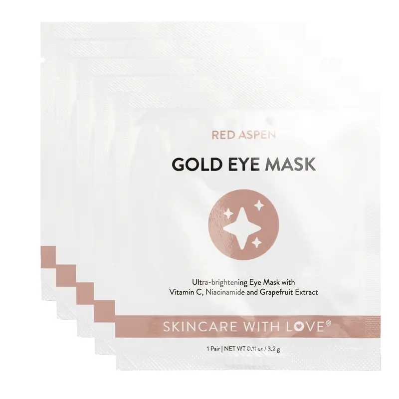 24K Gold Infused Eye Masks (5-Pack)