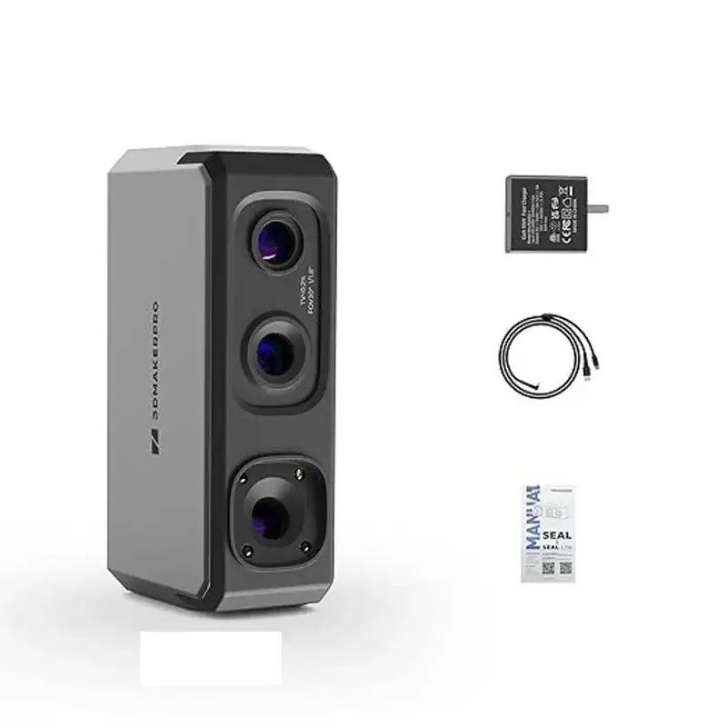 3DMakerpro Seal Standard 3D Scanner – 0.01mm Accuracy, 24-Bit Color Imaging, Cross-Platform Support