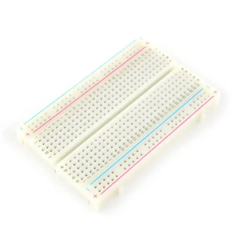 400-Point Interlocking Solderless Breadboard with Tie Points