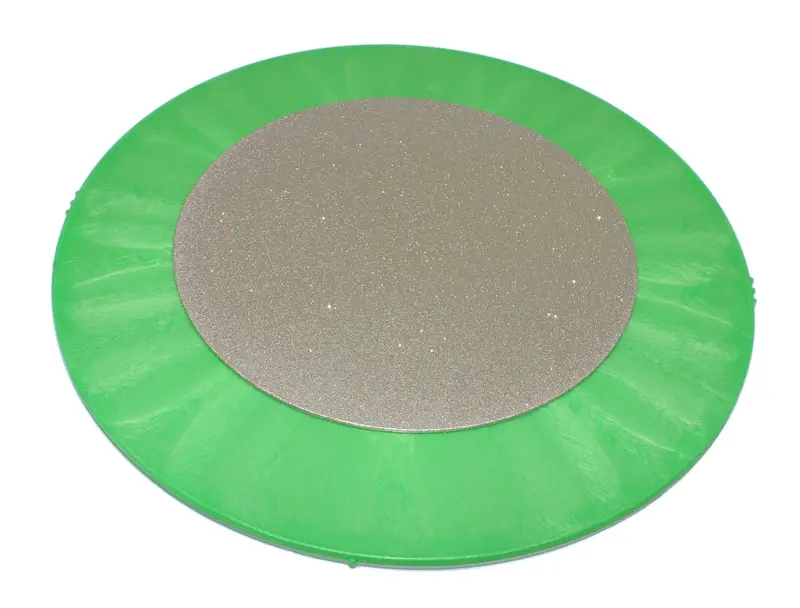 8-Inch Diamond Grinding Disc Mounted on 12-Inch Bat – Coarse #60 Grit, F11 Grade
