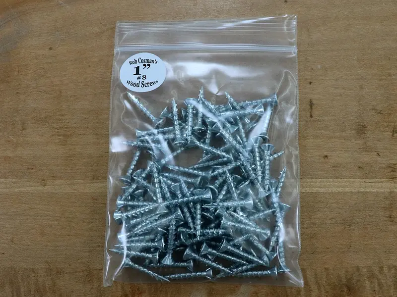 #8 Robertson Flathead Screw – 1″ Length