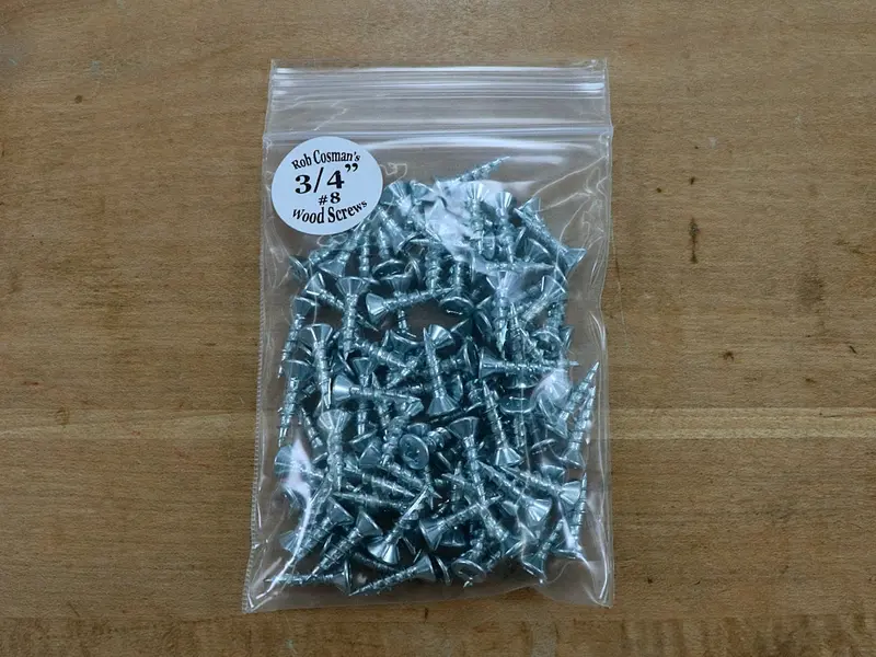 #8 Robertson Flathead Screw – 3/4″ Length