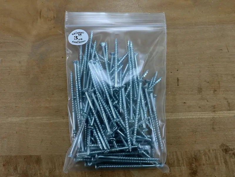 #8 Robertson Flathead Screw – 3″ Length