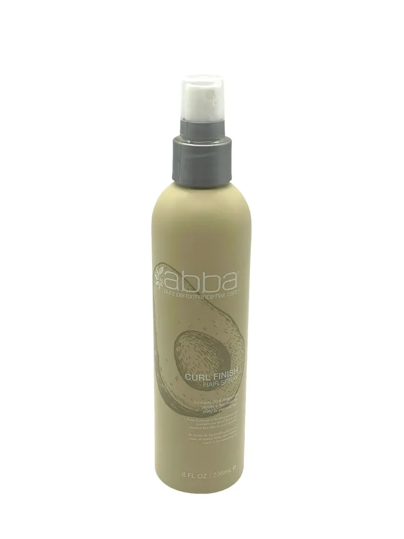 ABBA Curl Finish Spray – Vegan Frizz-Control & Shine Enhancer (8 oz)