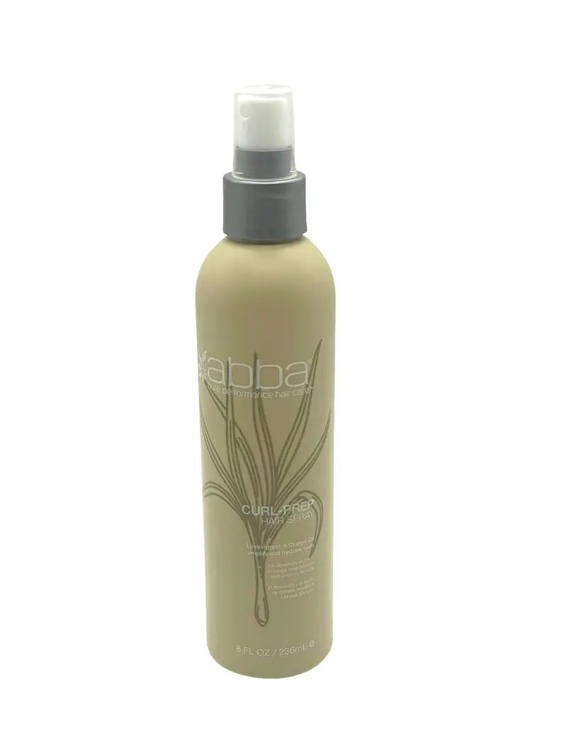 ABBA Curl Prep Spray – Vegan Curl-Activating Primer (8 oz)