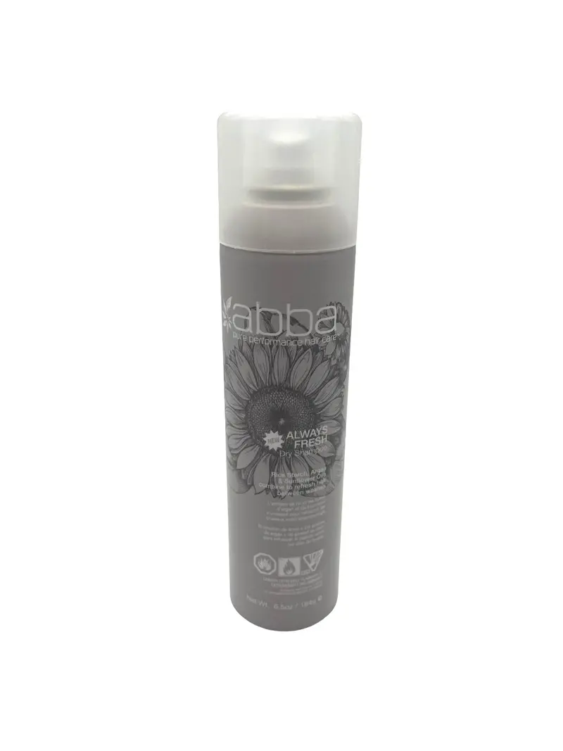ABBA Dry Shampoo – Oil-Absorbing Vegan Formula (6.5 oz)