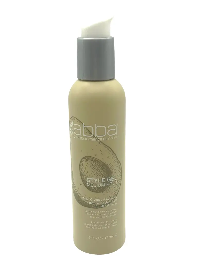 ABBA Style Gel – Medium-Hold Vegan Styling Gel (6 oz)