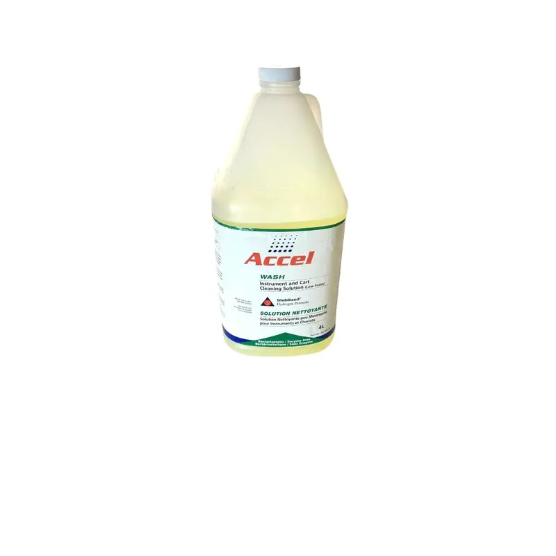 Accel Wash Instrument & Cart Cleaner – 4-Liter Disinfecting Solution