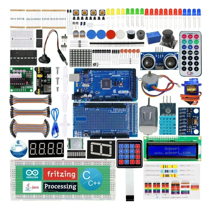 Adeept Mega2560 Ultimate Project Bundle for Arduino Enthusiasts