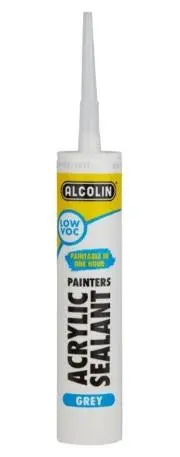 Alcolin Acrylic Sealant in Brilliant White – 280ml Cartridge
