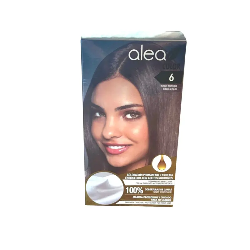 Alea Dark Blonde Permanent Hair Color – Gray-Covering Formula #6