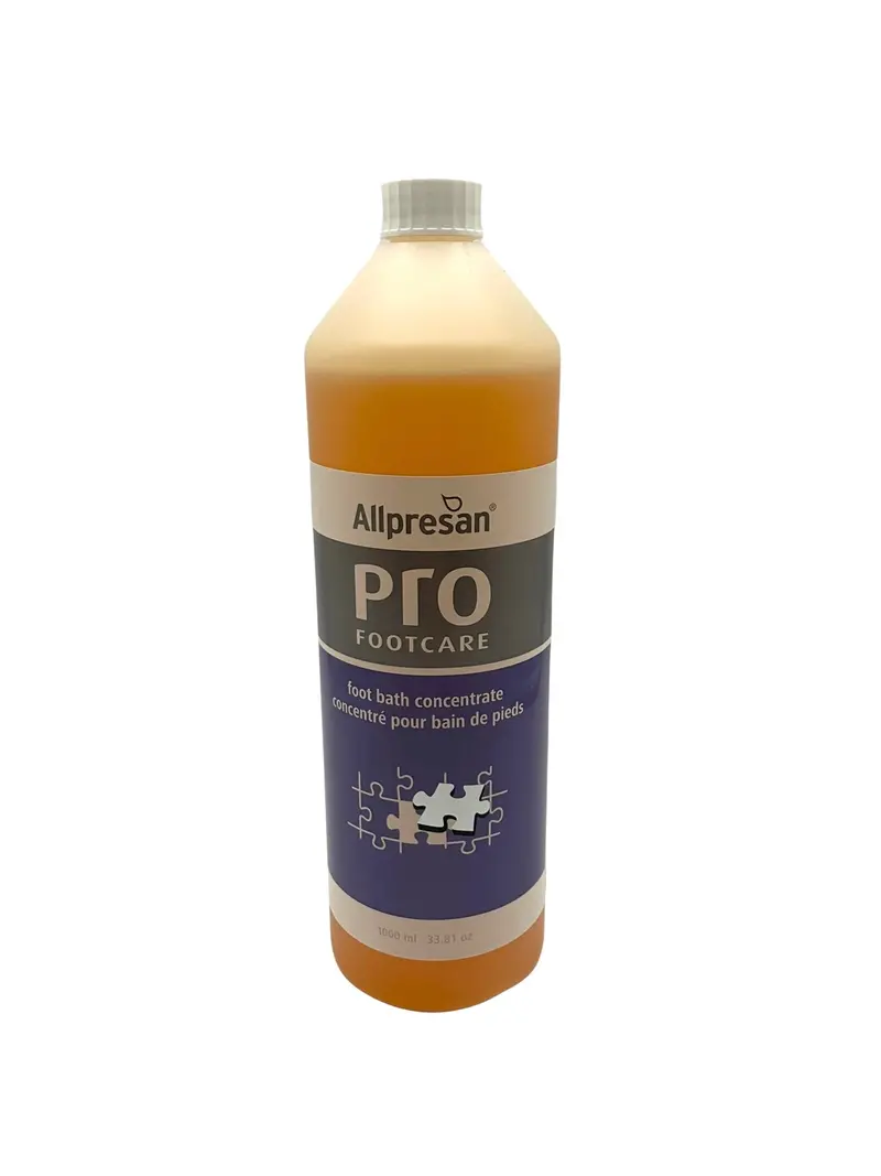 Allpresan Pro Foot Bath Concentrate – Professional Strength, 1 Liter Bottle