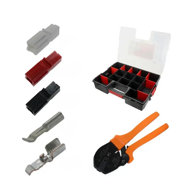 AndyMark Powerpole Starter Kit – Includes Connectors, Crimping Tool & Accessories