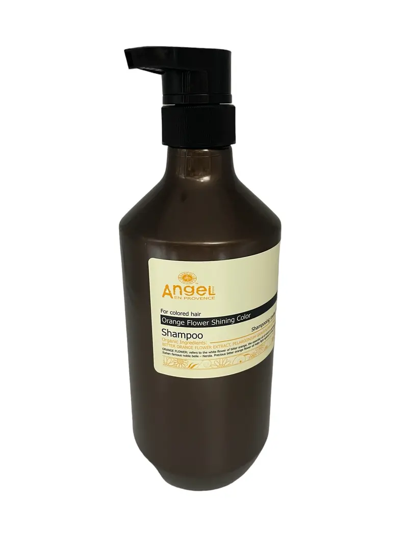 Angel Provence Organic Orange Flower Colored Shampoo – 26.8 oz Gentle Toning Cleanser