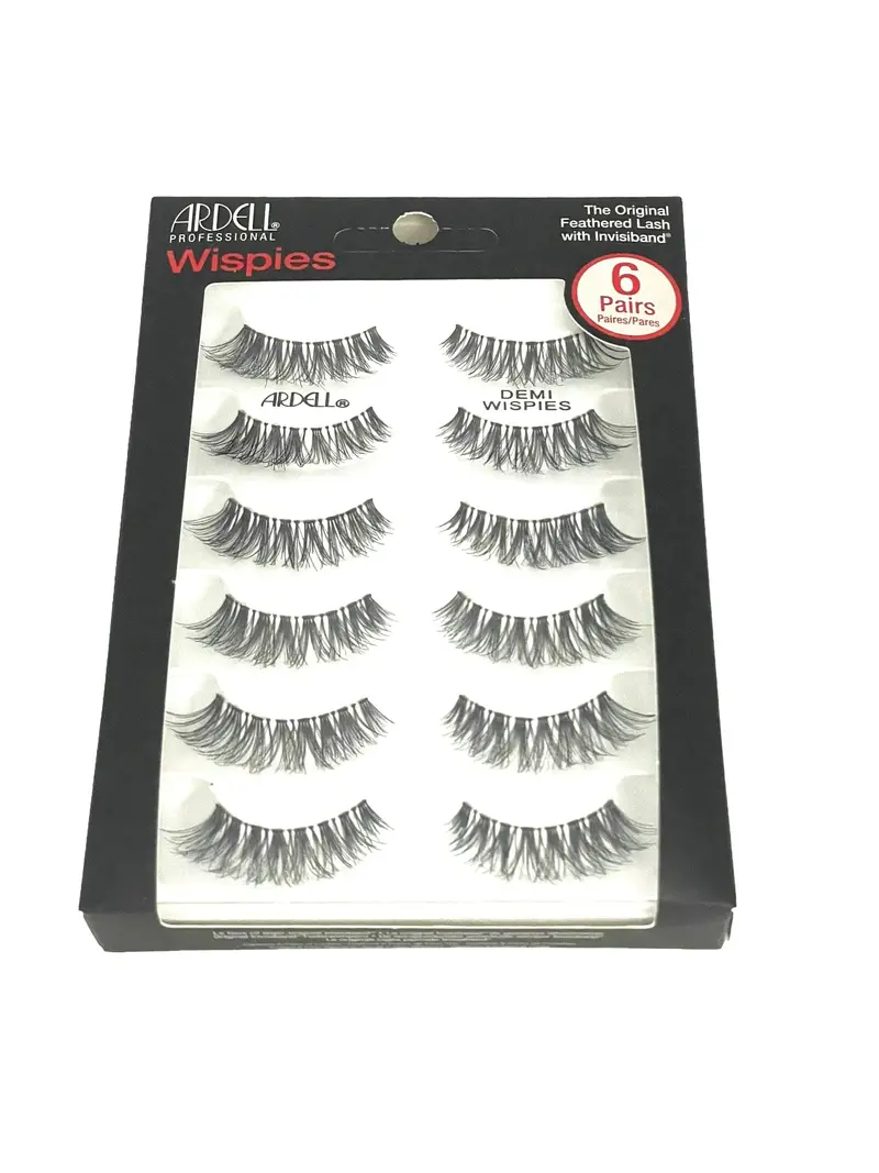 Ardell Demi Wispies Magnetic-Invisiband Lashes – Black, 6-Pack