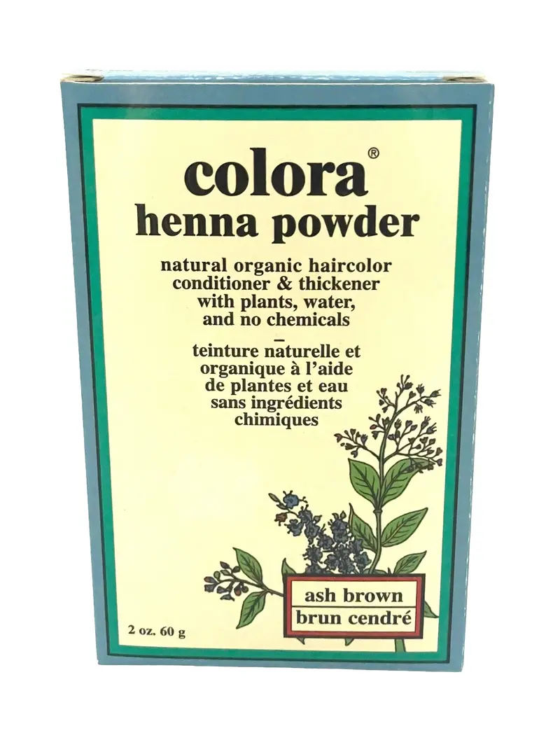 Ash Brown Henna Hair Dye Powder – 2 oz (Cool-Tone Natural Dye)