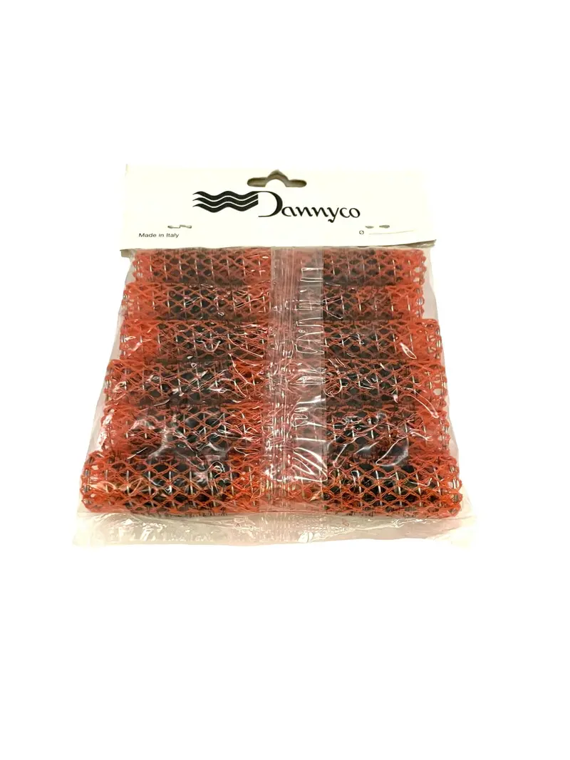 Assorted-Length 7/8″ Orange Hair Brush Rollers – 12-Pack