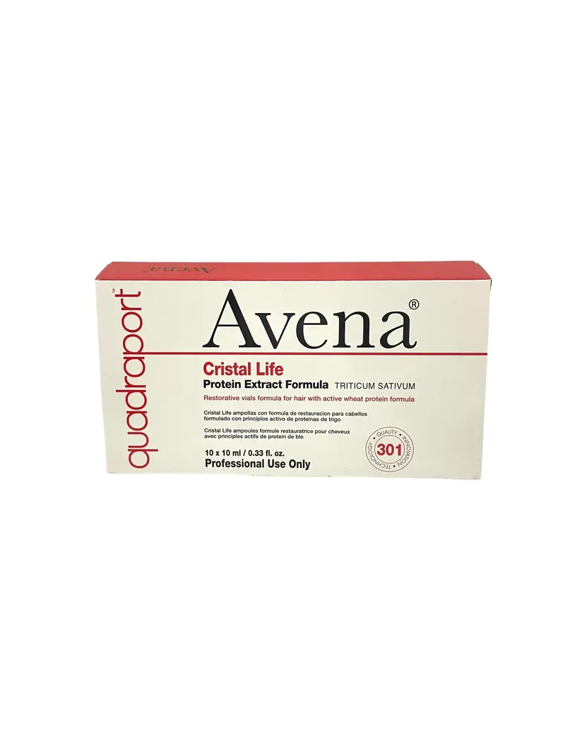 Avena Quadraport 301 Cristal Life Protein Treatment Vials – 10-Pack