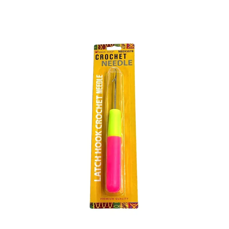 Bamboo-Handled Crochet Needle for Hair Extension Application