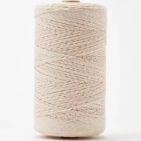 Bockens Cotton Warp Seine Twine – 1 lb Cone for Heavy-Duty Weaving