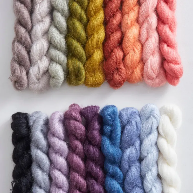 Bonmoher Lace Yarn – 60% Super Kid Mohair + 40% Silk Blend