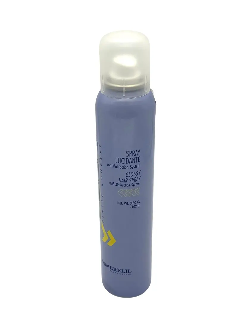 Brelil Logo Finish Glossy-Hold Hair Spray – 3.60 oz