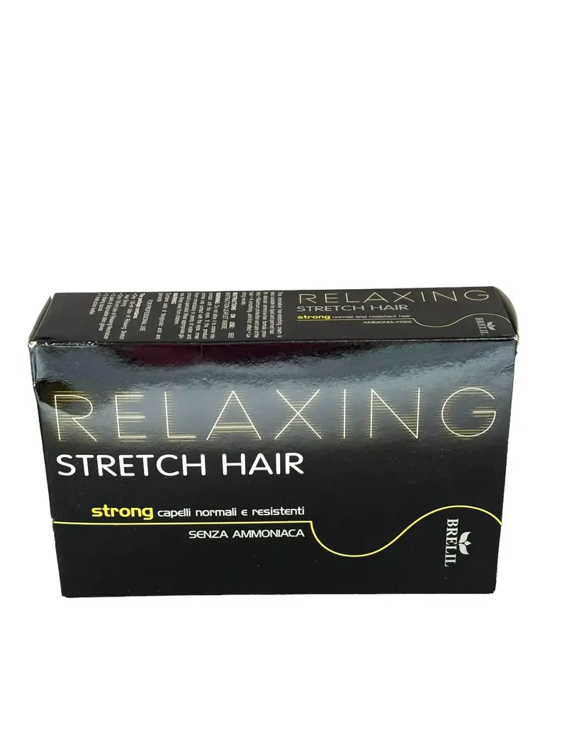 Brelil Stretch Hair Strong Relaxer Kit – High-Performance Straightening Formula