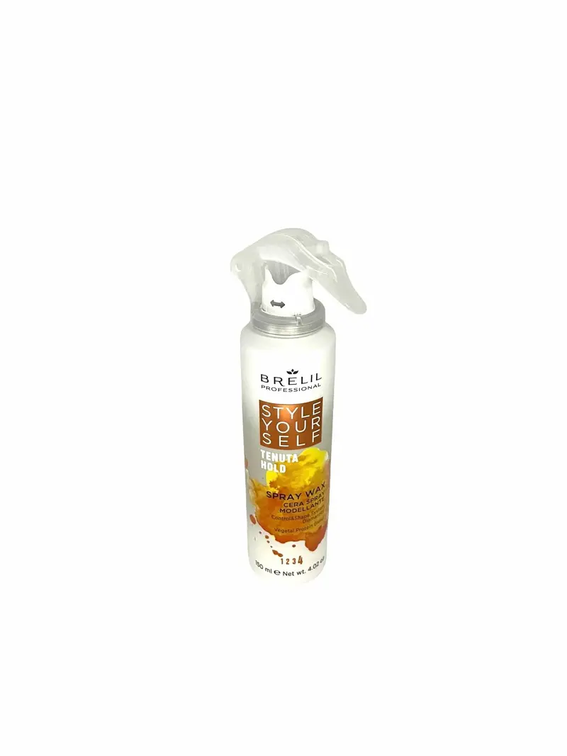 Brelil Texturizing Spray Wax – Medium-Hold Finish, Level 4 Control, 4.02 oz
