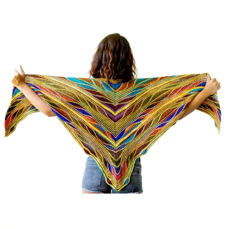 Butterfly Papillon Shawl Kit – Short-Row Shaping & Artful Yarn Play