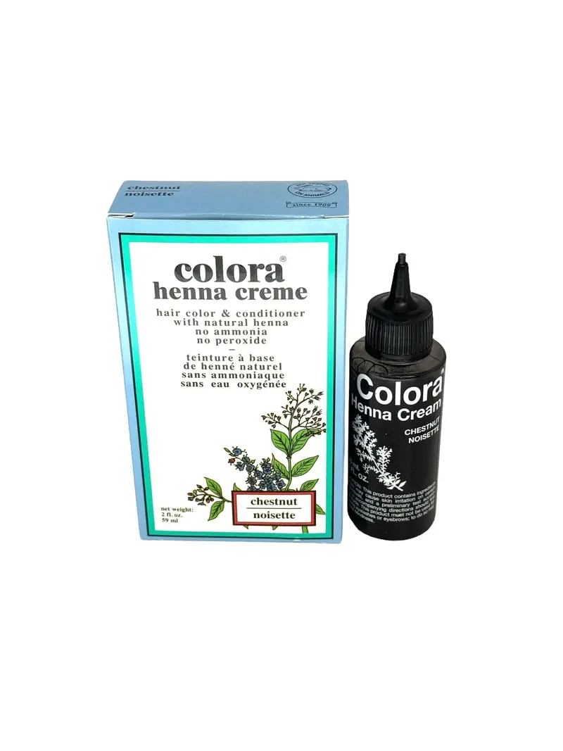 Chestnut Henna Hair Dye Creme – 2 oz (Rich, Cream-Based Formula)