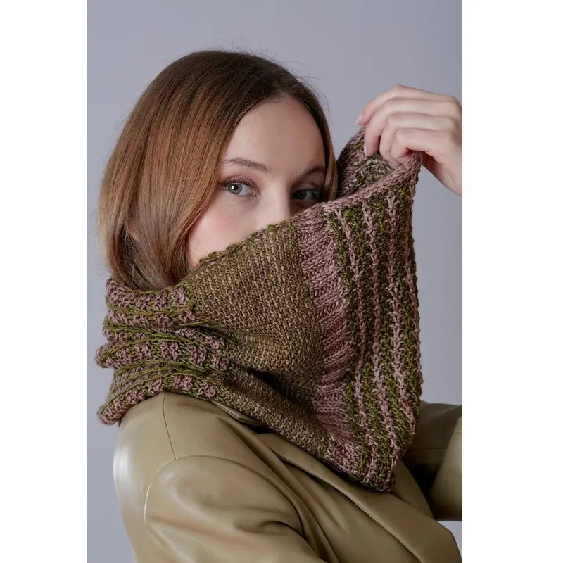 Cheyrek Cowl Knitting Pattern – Designed for Harvest DK & Monokrom DK Yarns