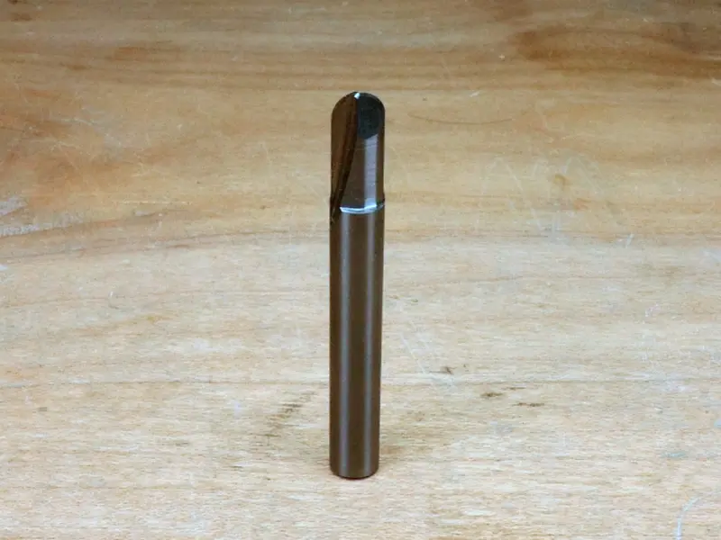 Core Box Router Bit – 1/4″ Diameter