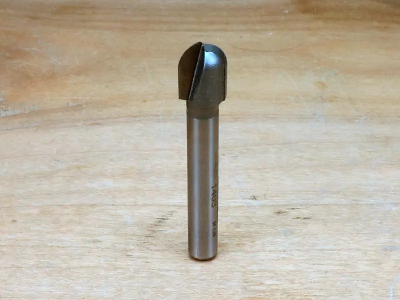 Core Box Router Bit – 3/8″ Diameter