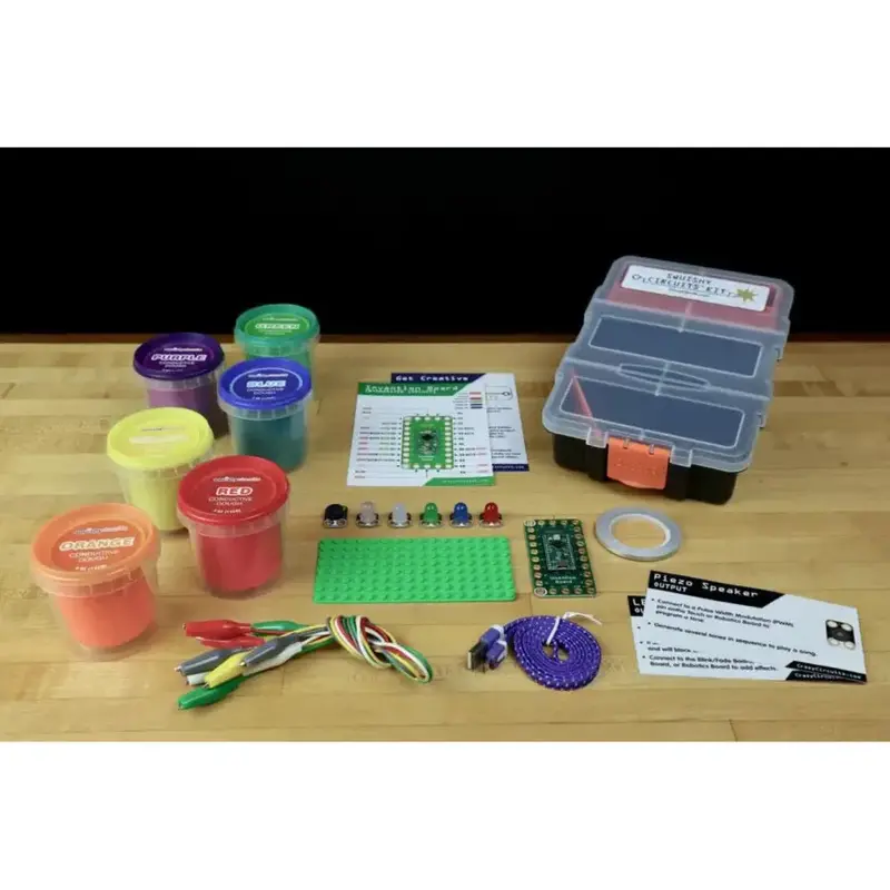 Crazy Circuits Squishy Circuits Expansion Kit – Conductive & Insulating Play Dough Combo