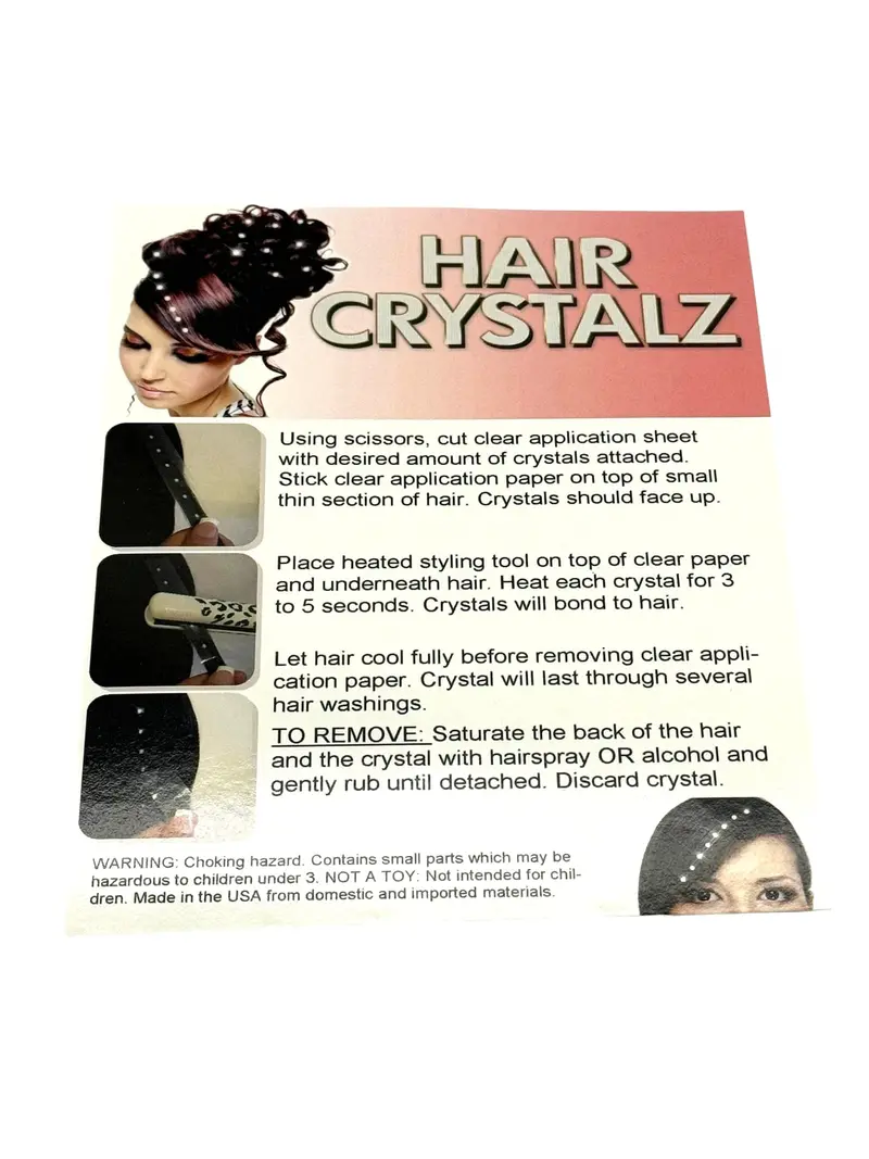 Decorative Hair Accessories Featuring Crystals and Gemstone Accents