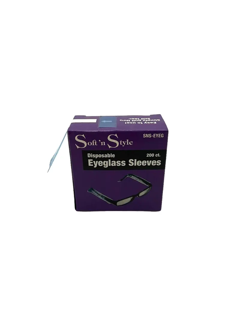 Disposable Eyeglass Cleaning Sleeves – 200-Count Soft Microfiber Pack
