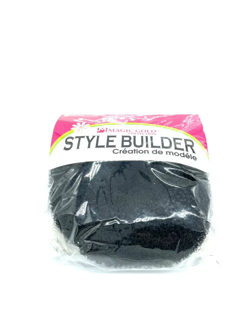 Donut-Shaped Foam Bun Builder – Round Style Tool in Black, Brown, or Blonde