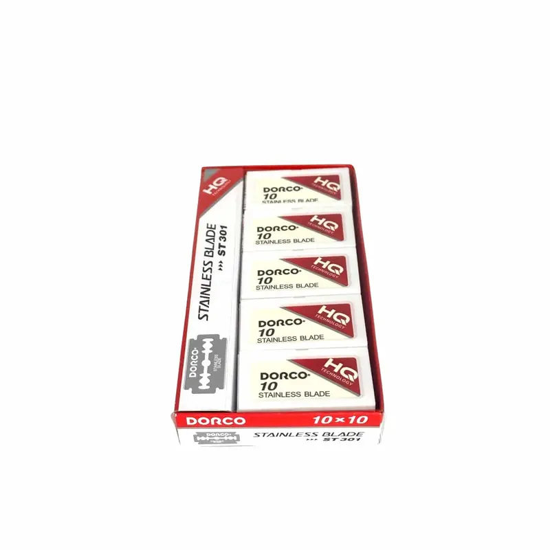 Dorco ST301 Platinum Double-Edge Safety Razor Blades – Precision-Cut, Rust-Resistant Design