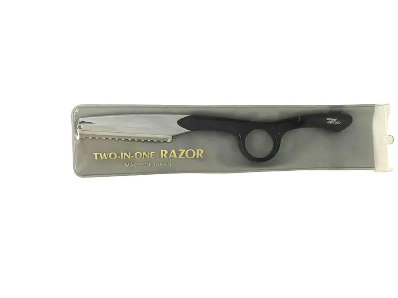 Dual-Function Professional Hair Razor – Stainless Steel, 2-in-1 Design