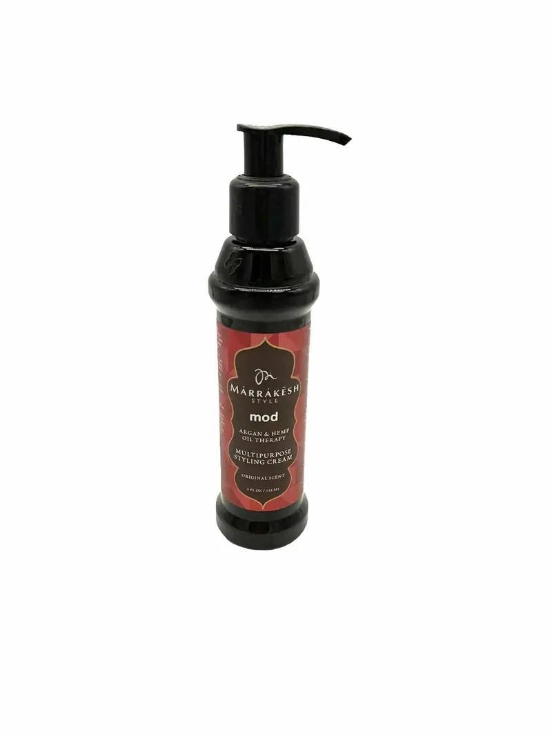 Earthly Body Marrakesh Argan Style Mod Cream – Multipurpose Styling, 4 oz