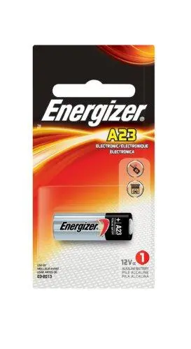 Energizer A23 Alkaline Miniature Battery – Single 12V Power Cell