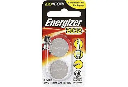 Energizer CR2032 Lithium Coin Battery – Long-Lasting 3V Button Cell
