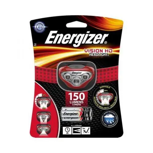 Energizer Vision HD LED Headlamp – High-Definition Hands-Free Lighting