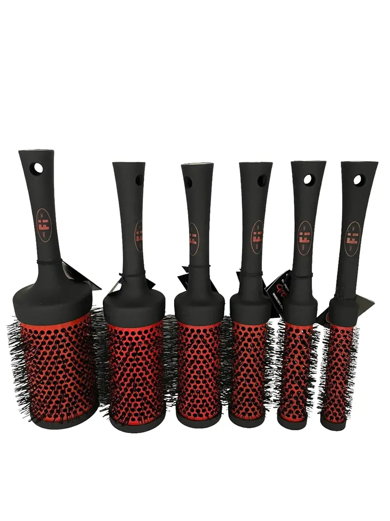 FI Hair Gretchen Red Ceramic Styling Brush – Original Design