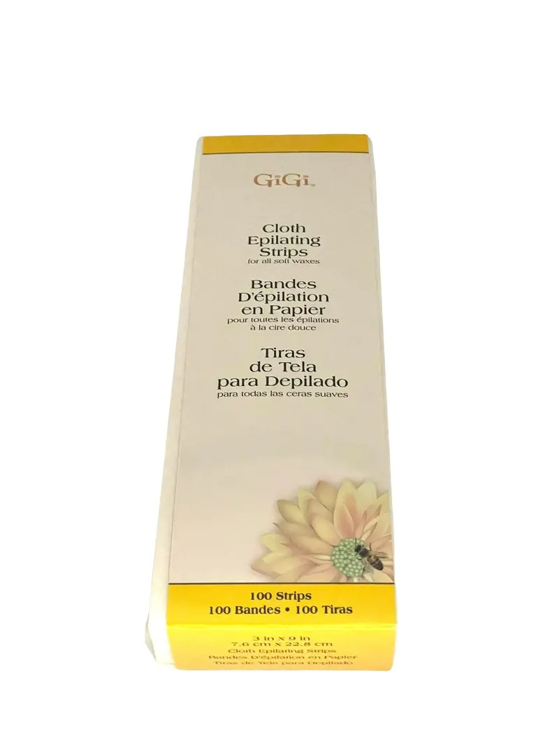 Gigi Cloth Epilation Strips – 100-Piece Durable Fabric Hair Removal Set