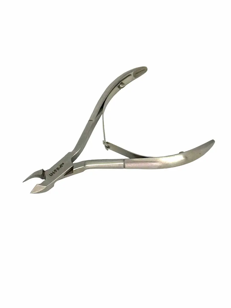 Half-Jaw Acrylic Nail Nipper – Professional Stainless Steel