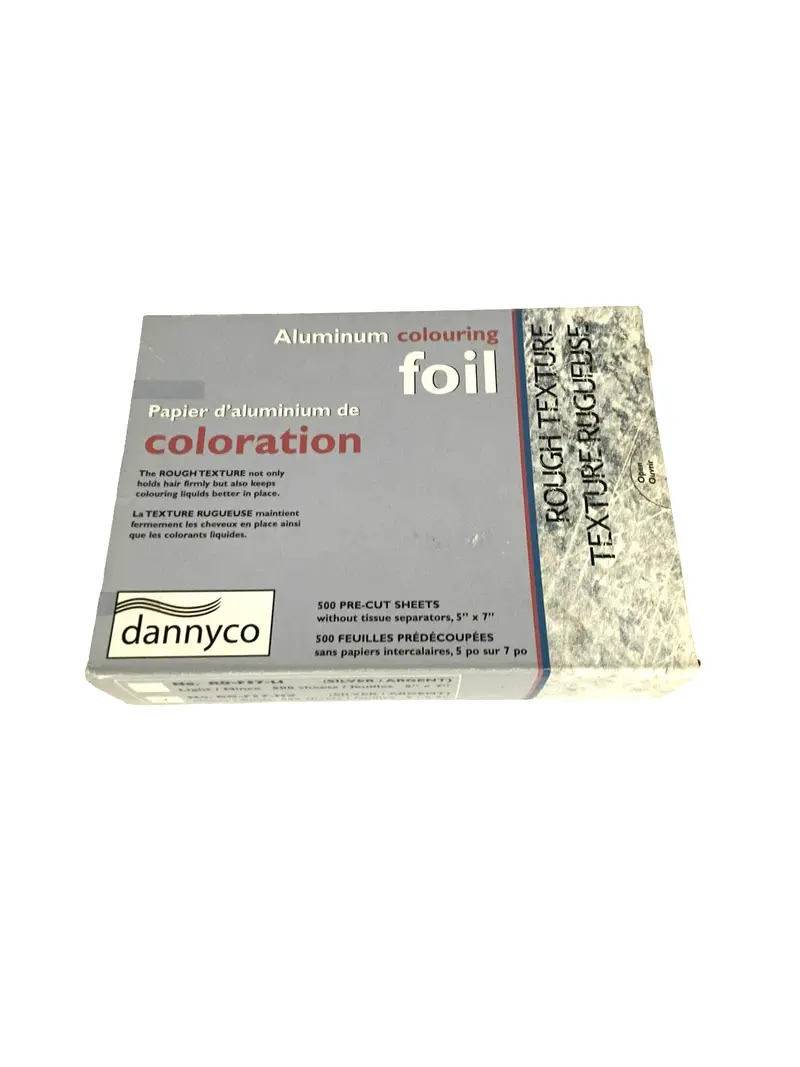 Heavy-Textured Aluminum Foil Sheets for Highlighting – 500 Count, 5″ x 7″, Silver